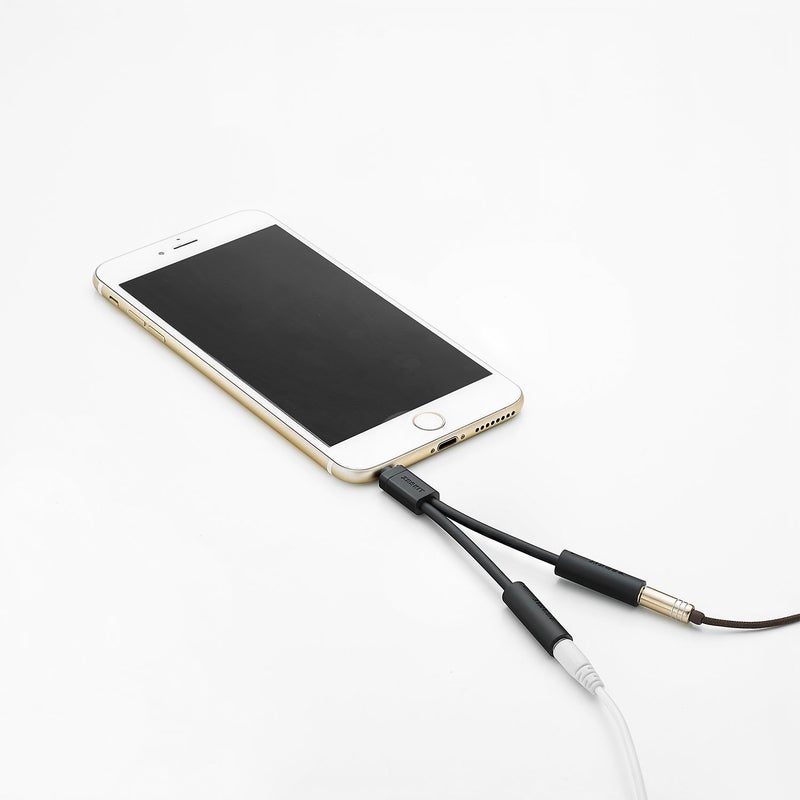Zeskit 3.5mm Jack Stereo Audio Splitter Y Cable for Connecting 2 Earphones Headphones to iPhone iPad Switch and More - Image 4